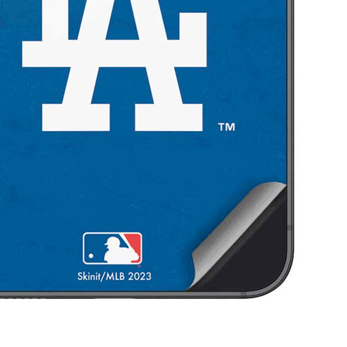 MLB Los Angeles Dodgers - Solid Distressed Galaxy S25 Skin